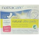 Natracare Natural Ultra Pads Organic Cotton Cover, Super Plus, 12 Count