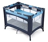 Foundations Celebrity Play Yard Crib with Bassinet, Blue