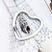 20pcs Heart Shaped Split Ring Key Ring