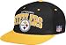 Mitchell & Ness Pittsburgh Steelers Flat Brim Snap Back Hat Adjustable