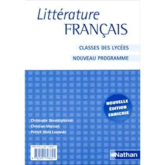 Litt�rature fran�ais classes des lyc�es : Livre du professeur