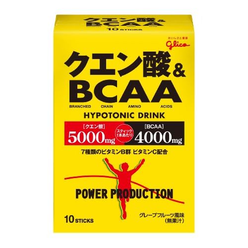 グリコ パワープロダクション クエン酸&BCAA グレープフルーツ風味 1袋(12.4g) 10袋