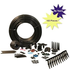 Deluxe Drip Irrigation and Microsprinkler Kit for Landscapes from Drip Irrigation Products
