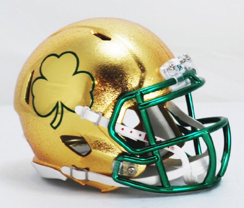 Notre Dame Fighting Irish Speed Mini Helmet - Shamrock Notre Dame Fighting Irish Speed Mini Helmet - Shamrock