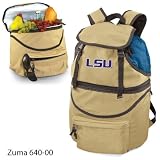 Outdoor Living : LSU Tigers (LSU) (Embroidered Logo) NCAA 'Zuma' Insulated Backpack (Beige) (Embroidered Logo)