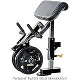 Powertec Fitness Workbench Curl Machine Accessory, Black