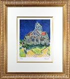 絵画　ゴッホ　オヴェールの教会