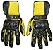 CARBON KEVLAR Motorcycle Mesh & Leather Bike Gloves XXL