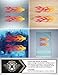 Stickers Decals Flames Car Window,Helmet,Truck,Vinyl Art Decor Size: 5 X 3.8 Inches Vinyl color print