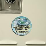NFL Jacksonville Jaguars Domed Crystal Stadium Magnetized Paperweight
