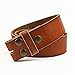 Senmi Men's Classic Full Grain Belt Genuine Leather Belt Strap without Belt Buckle