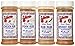 Bolner's Fiesta Extra Fancy Meat Rub 4 Flavor Variety Bundle: (1) Brisket Rub, (1) Rib Rub, (1) Chicken Rub, and (1) Pork Rub, 4.5-7 Oz. Ea.