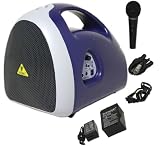 Brand New Behringer Epa40 40 Watt Fully Portable Rechargable Powered Pa Speaker System with Powered Speaker + Handheld Microphone