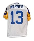 Kurt Warner St. Louis Rams Autographed/Hand Signed White Throwback Jersey