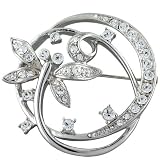 Studded Flying Swirling Dragonfly Animal Pin Brooch