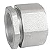 2 Pcs, Three Piece Coupling, 2 In, Zinc Plated Malleable Iron for Excellent Corrosion Protection In Damp Locations