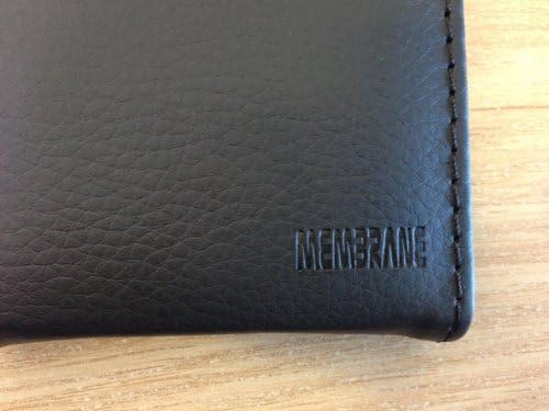 Membrane - Black Leather Vertical Case for Samsung Galaxy S Duos (GT-S7562 / S7560 , S7560M Galaxy Ace II X) - Flip Phone Cover