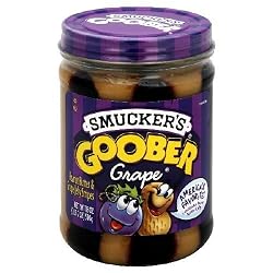 Smucker's Goober Peanut Butter & Grape Jelly Stripes - 18 oz Glass Jar