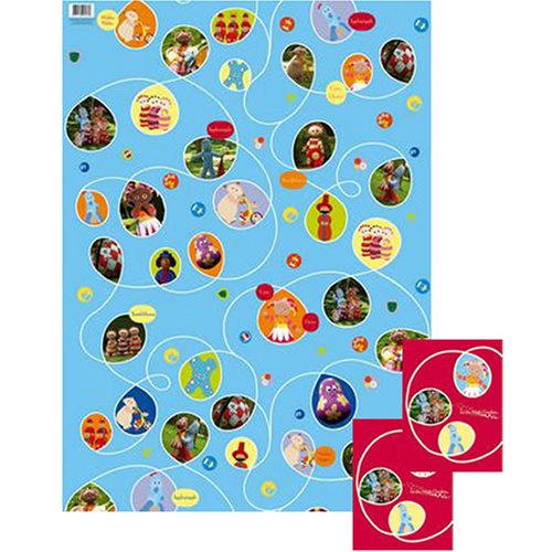 Childrens Toyshop  Toys : In The Night Garden Gift Wrap & Tags (2 of each)