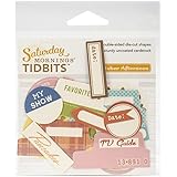 October Afternoon Saturday Mornings Cardstock Die-Cuts-Tidbits