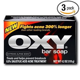 Oxy Bar Soap, Extreme Alpine, 4.2-Ounce Bars (Pack of 3)