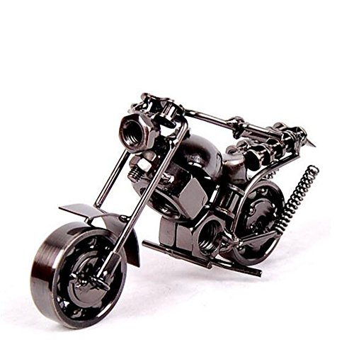 MYTANG Creative Office Desktop Accessories Harley Davidson Metal Motorcycle Model Artwork (m35-balck)