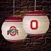 18 Ohio State Buckeyes Rice Paper Lamp