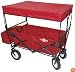 On the Edge 900124 Red Folding Utility Wagon With Handle