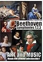 'Art and Music', Classical Art Gallery and Beethoven Symphonies 1, 2 and 3
