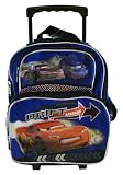 Disney Pixar Cars Rolling Backpack - Toddler Size Mcqueen Luggage