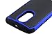 Moto X (2nd Gen) Case, LK [Shock Absorption] Hybrid Dual Layer Armor Defender Protective Case Cover for Motorola Moto X 2nd Generation (Blue)