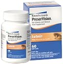 Bausch&Lomb PreserVison Eye Vitamin and Mineral Food Supplement
 Lutein For AMD 60 Soft Gels