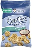 Quaker, Quakes Rice Snacks, Ranch, oz. (Pack of 4) 6.06