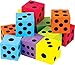 Colorful Large Dice 12-Pack