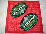 Survivor TV Bandanas - Set of 10 Guatemala Red Bandanas Representing Zhakum Tribe