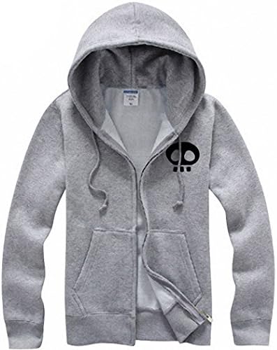 MapleClan Heisenberg Walter White Sketch Zipper Hoody Coat Gray - XL