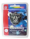 NFL Flashing Pendant Pin , Oakland Raiders