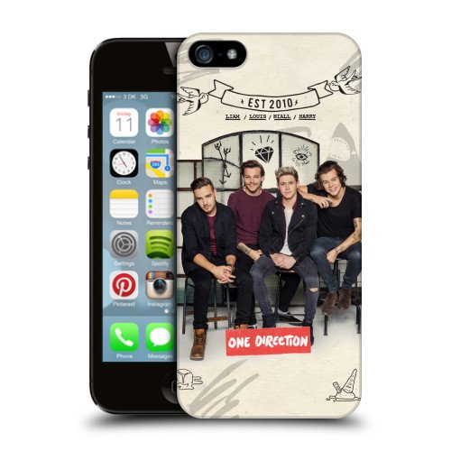 Official One Direction 1d Group Photo Doodle Hard Back Case | Desertcart  Belize