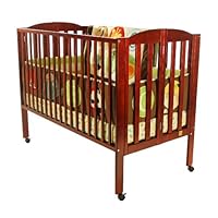 Dream On Me Full Size 2 in 1 Folding Stationary Side Crib