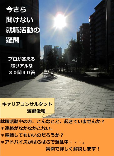 今さら聞けない就職活動の疑問～プロが答える超リアルな３０問３０答