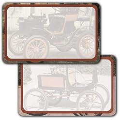 Vintage Cars - Assorted Adhesive Labels