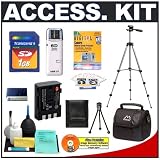 Accessory Kit for Canon Powershot Digital Cameras (G7 G9) with Deluxe Padded Camera Carrying Case + Transcend 1GB SecureDigital (SD) Card + Spare Replacement NB-2LH Battery for Canon + Compact Travel Tripod + High Speed USB 2.0 SecureDigital (SD) Card Reader