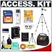 Accessory Kit for Canon Powershot Digital Cameras (G7 G9) with Deluxe Padded Camera Carrying Case + Transcend 1GB SecureDigital (SD) Card + Spare Replacement NB-2LH Battery for Canon + Compact Travel Tripod + High Speed USB 2.0 SecureDigital (SD) Card Reader