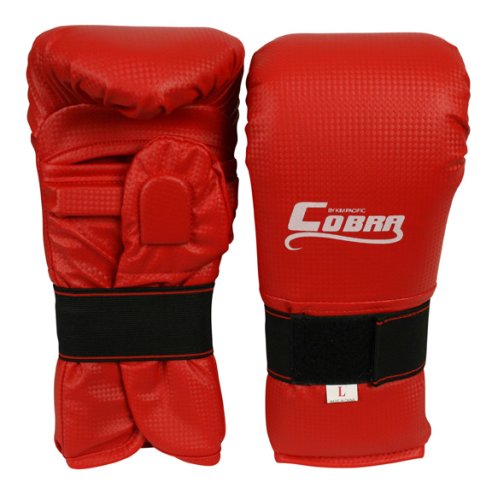 Cobra Tourna Chop MMA Gloves Vinyl RED