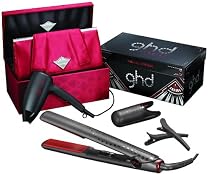 ghd Scarlet Collection Deluxe Limited Edition Gold Series Classic Styler Hair Straightener and Dryer Gift Set