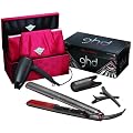 ghd Scarlet Collection Deluxe Limited Edition Gold Series Classic Styler Hair Straightener and Dryer Gift Set