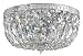 Crystorama 802-CH-CL-MWP, Chelsea Crystal Wall Vanity Lighting, 2 Light, 120 Total Watts, Chrome