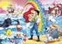 Clementoni 24431 - Puzzle Maxi Sirenetta Rainbow, 24 pezzi