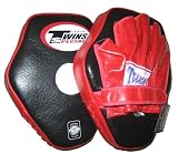Twins Standard Focus Mitts (Black with Red Trim)