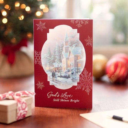 Thomas Kinkade - Memories of Christmas Past - 16 KJV Christmas Boxed Cards